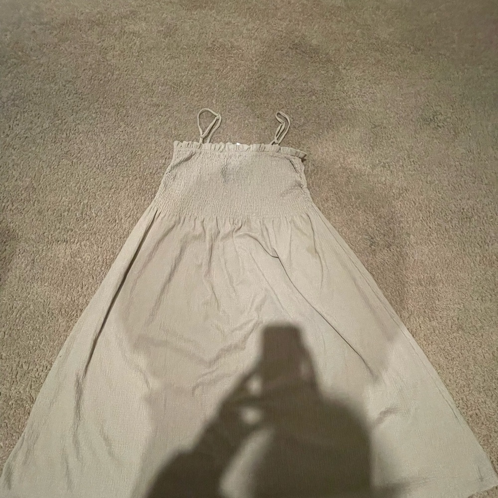 Elegant Cream Maxi Dress